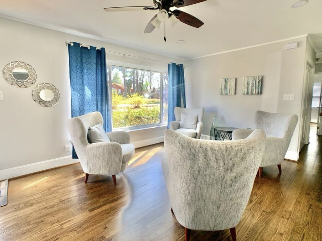 Living room area with comfortable seating