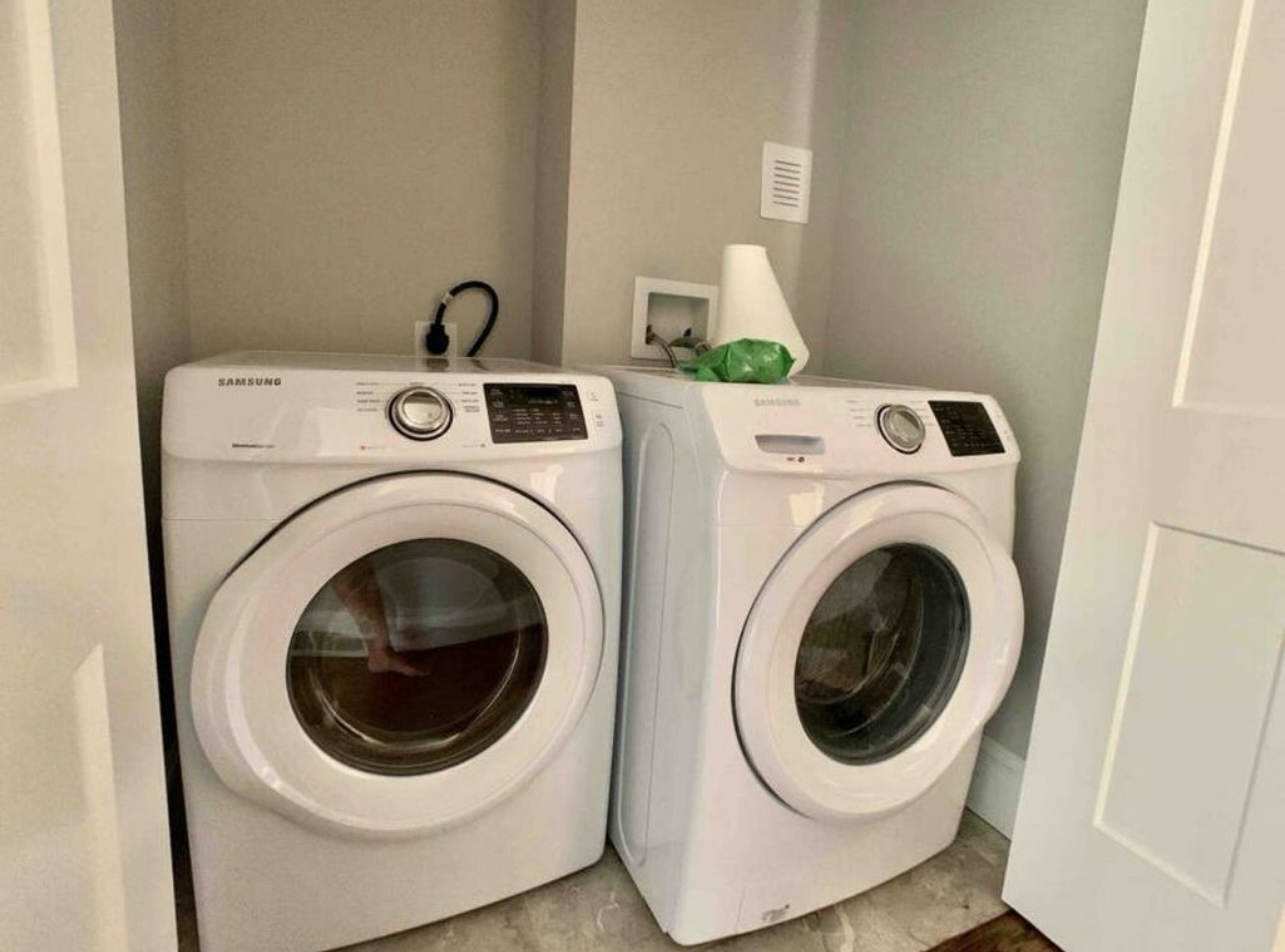 Washer and dryer